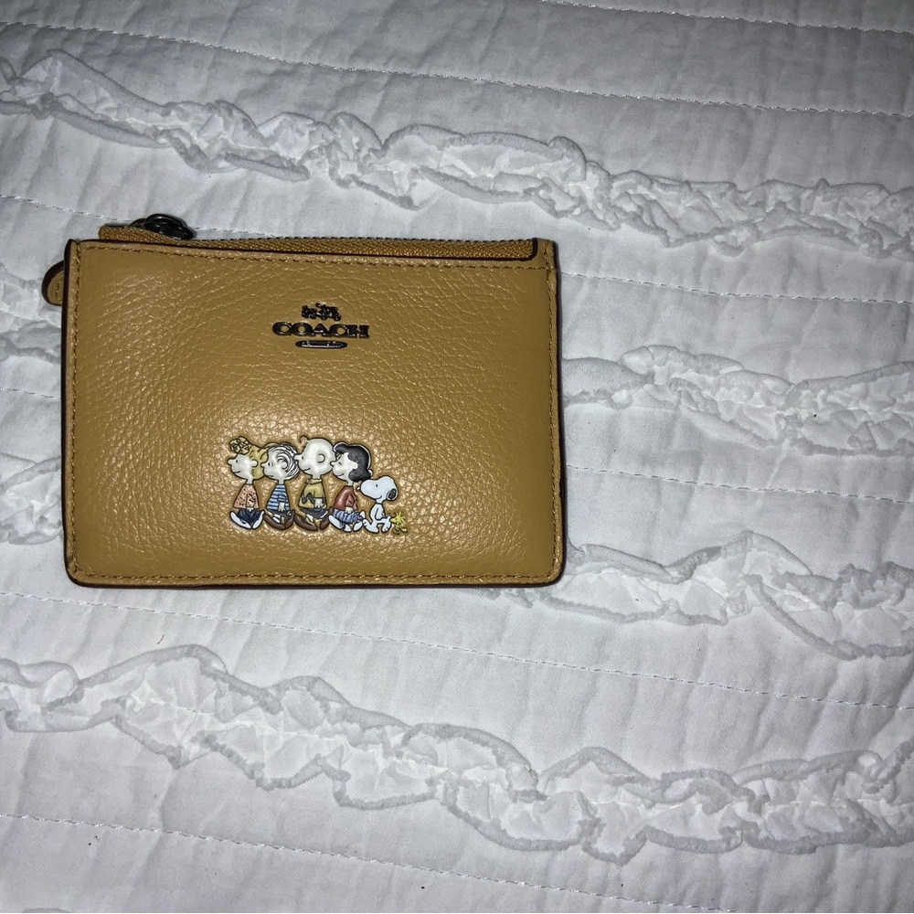 Coach x Peanuts ID coin wallet